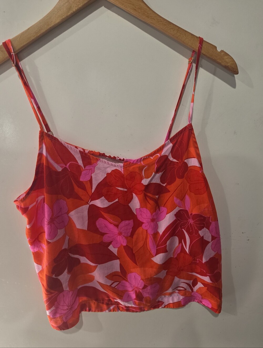 Sanctuary NWT Resort Tropical Floral High-Low Cami XL